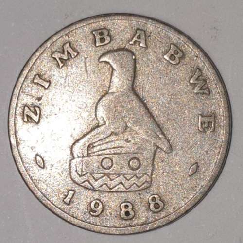 1988 - 5 CENT COIN - ZIMBABWE - (Copper-Nickel)